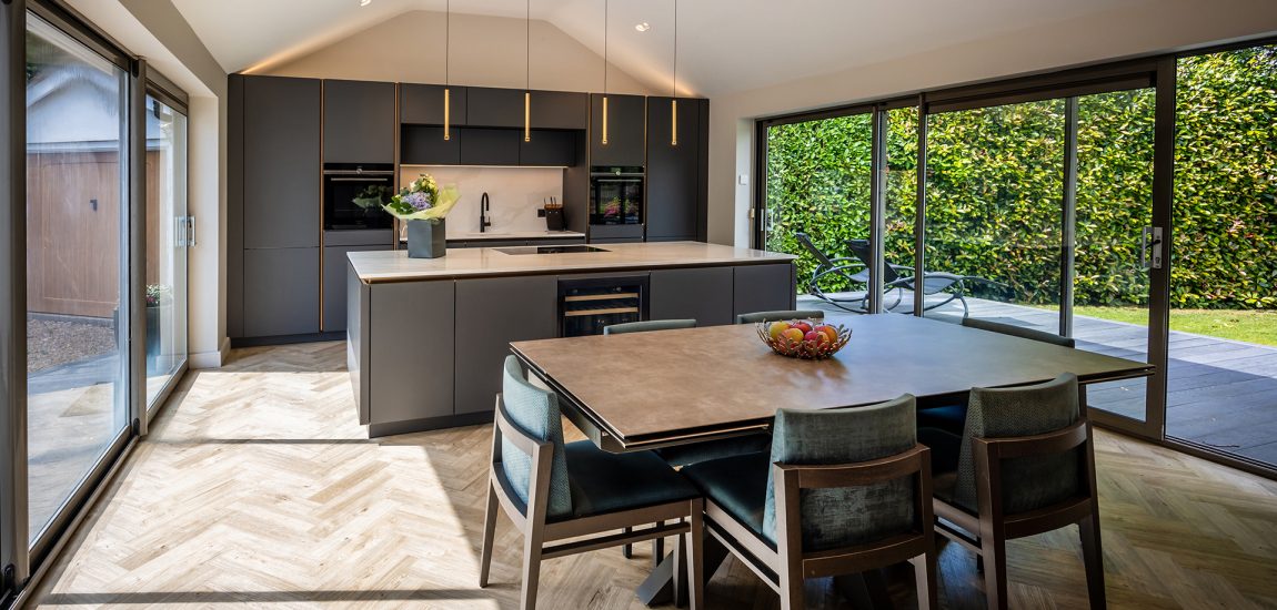 Stunning Contemporary Kitchen for a Cheshire Home-Stuart Frazer SieMatic