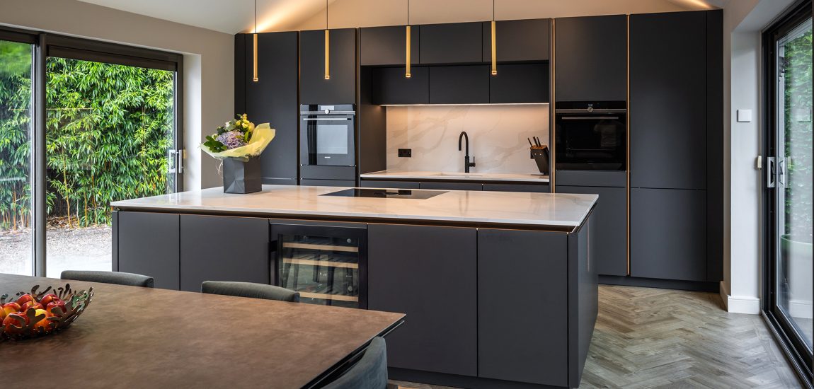 Stunning Contemporary Kitchen for a Cheshire Home-Stuart Frazer SieMatic