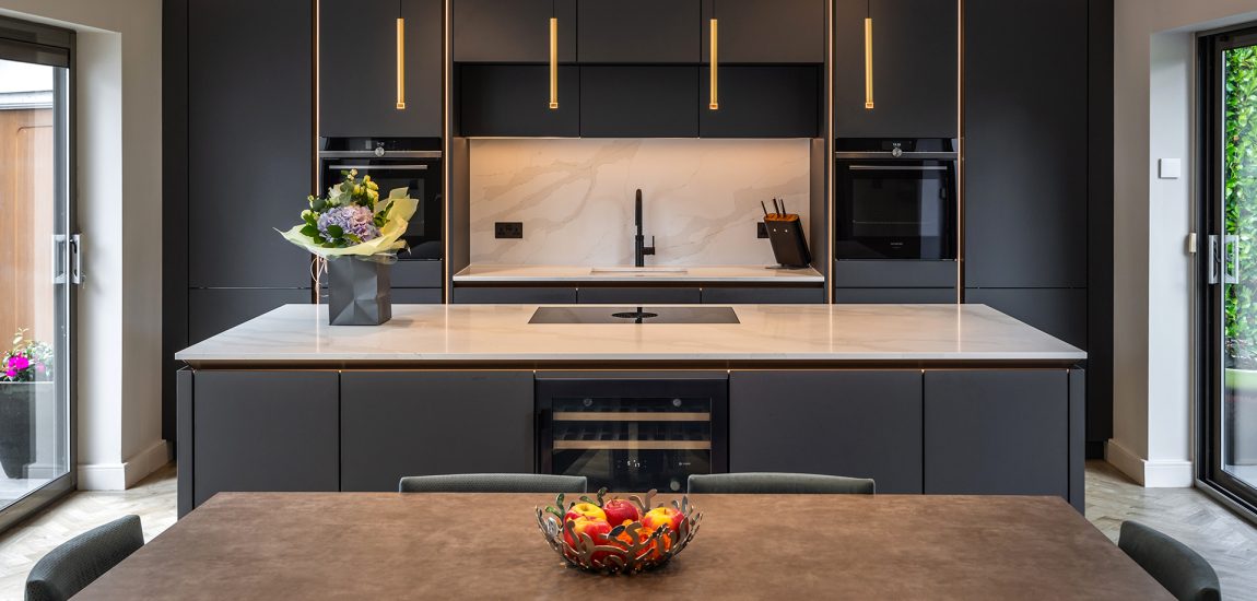 Stunning Contemporary Kitchen for a Cheshire Home-Stuart Frazer SieMatic-Kitchen Island Detail