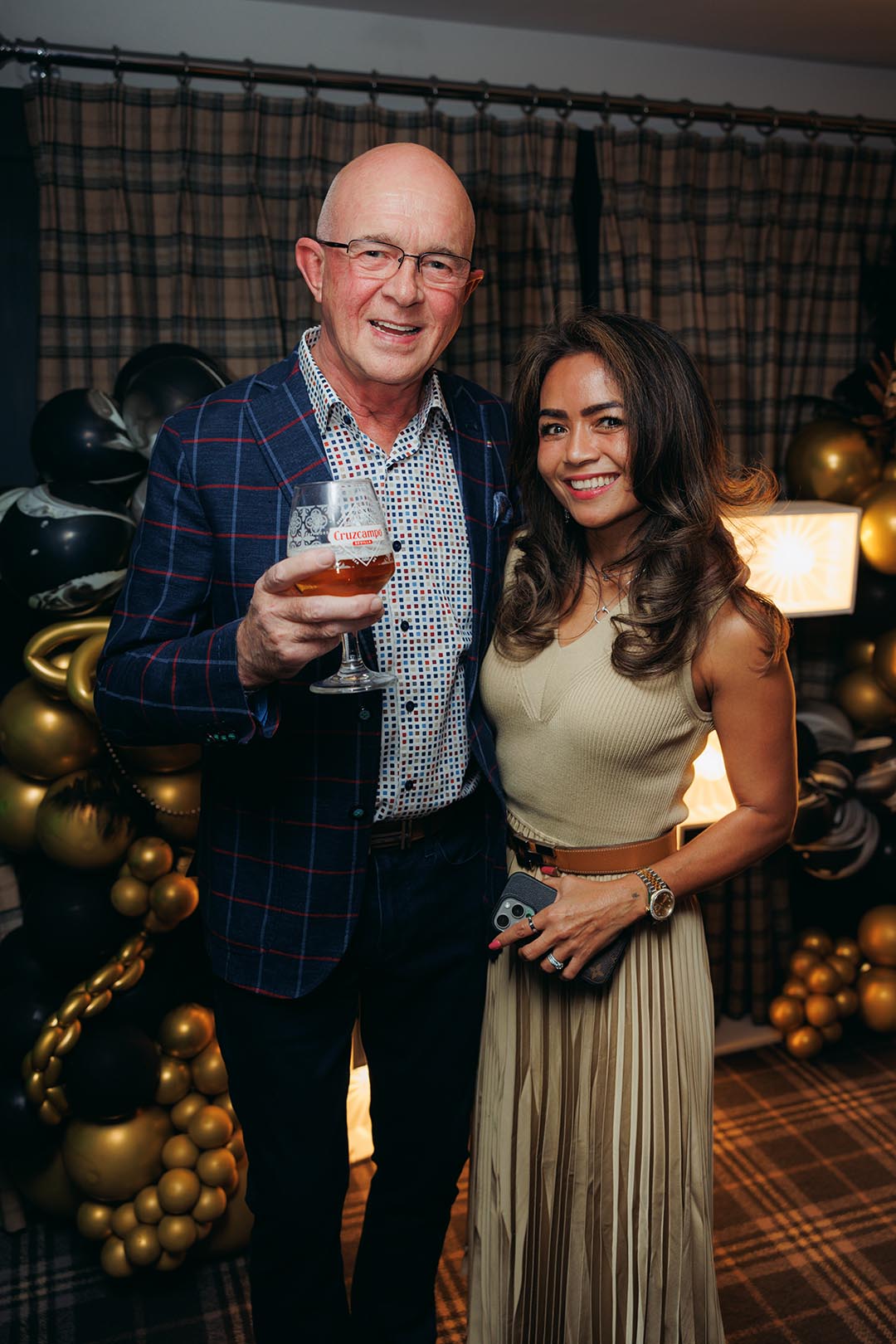 Managing Director Mark Harrison with wife Fern
