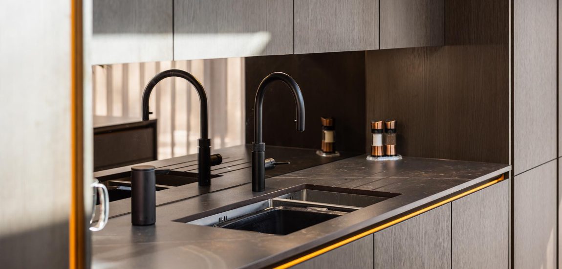 Stuart Frazer SieMatic Kitchens-A Vision Realised-Sink and Tap Detail